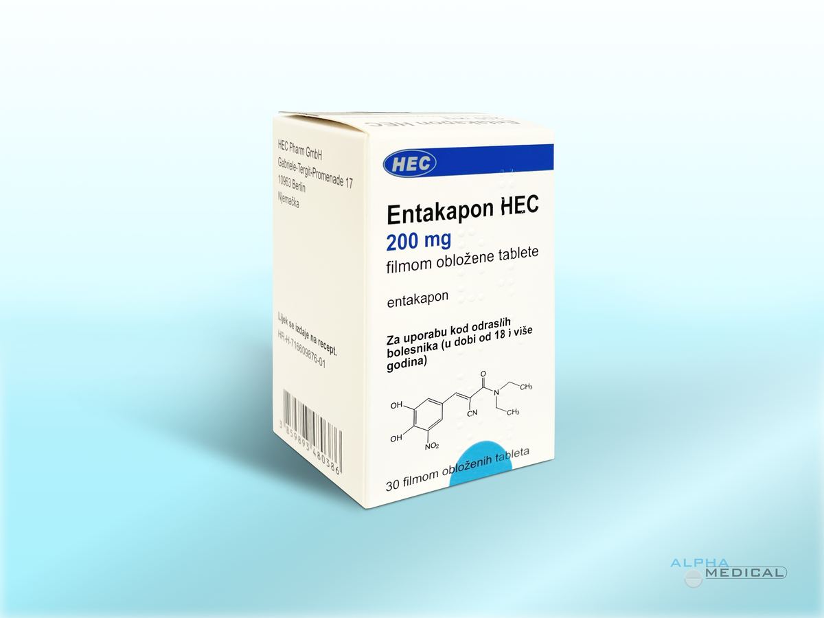 Entakapon HEC film-coated tablets