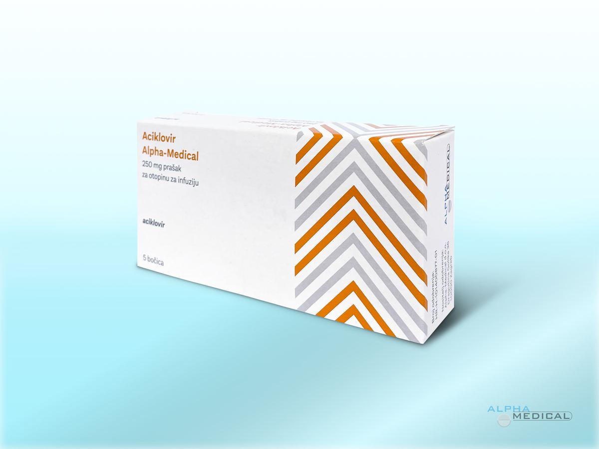 Aciklovir Alpha-Medical powder for solution for infusion
